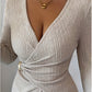 New Relaxed-fit Figure-flattering Knit Casual Two-piece Set With A Sexy Vibe