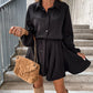 Autumn Leisure Women's Clothing Blouse Collar Long Sleeve Loose Casual Jumpsuit