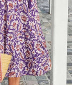 Women's Clothing 5 Points Sleeve Printing Dress