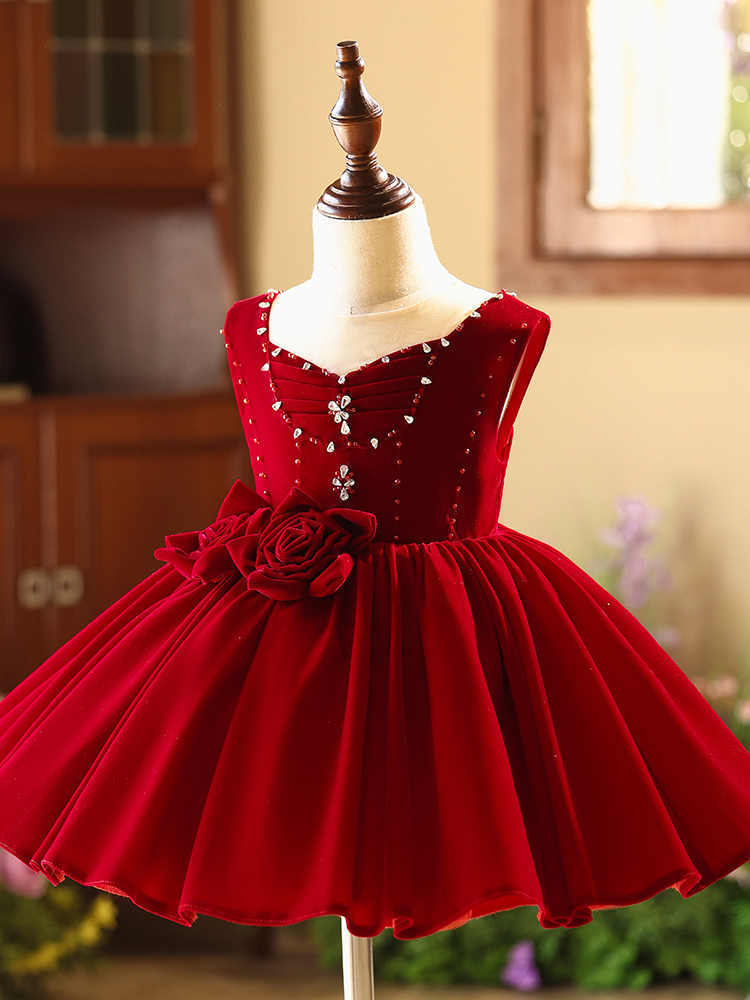 Girls' Piano Playing Dress Niche High-end