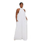 Combinaison ample en mousseline de soie pour femme