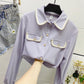 Fashion Dai Chiffon White Shirt Women Long Sleeve