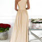 Women's One Shoulder High Split Cutout Sleeveless Elegant Cocktail Maxi Dress