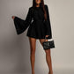 Women's Fashion Elegant Backless Short Skirt Waist Slimming Dress
