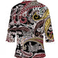 European And American Leisure Printed Knitted Cardigan