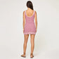 Sexy Striped Hollow-Out Knitted Beach Dress For Women In European And American Styles