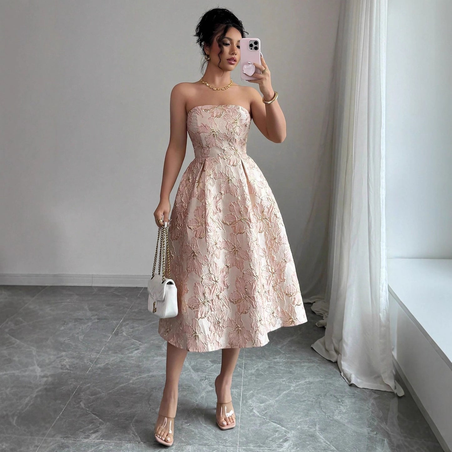 Women's Elegant Slim-fit French-style Dress