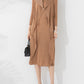Autumn New Polo Collar Temperament Fake Two-piece Dress