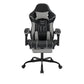 Gaming Chair, Computer Chair Ergonomic Chair With Footrest Office Chair Ergonomic Computer Chair With Lumbar Backrest Blackgray