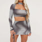 Fashionable Minimalist Design A Short Womens Sheath Skirt Set