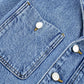 Summer Waist-tight Straight-leg Denim Jumpsuit