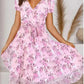 Summer Urban Casual Short Sleeve Round Neck Loose Women's Dress