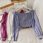 French Niche Design Chain Decoration Short Shirt