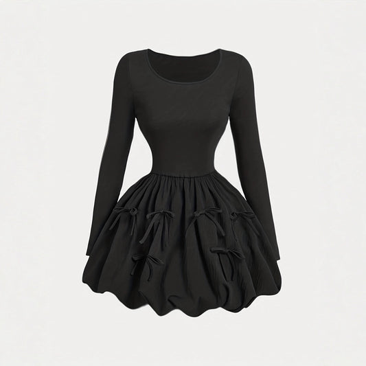 New Stylish And Elegant Waist-cinching Womens Mini Dress