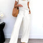Casual Hollow-out Two-piece Set For Women