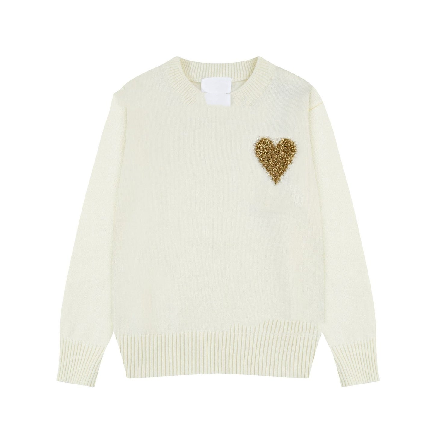Round Neck Turtleneck Alpaca Blended Soft Sweater