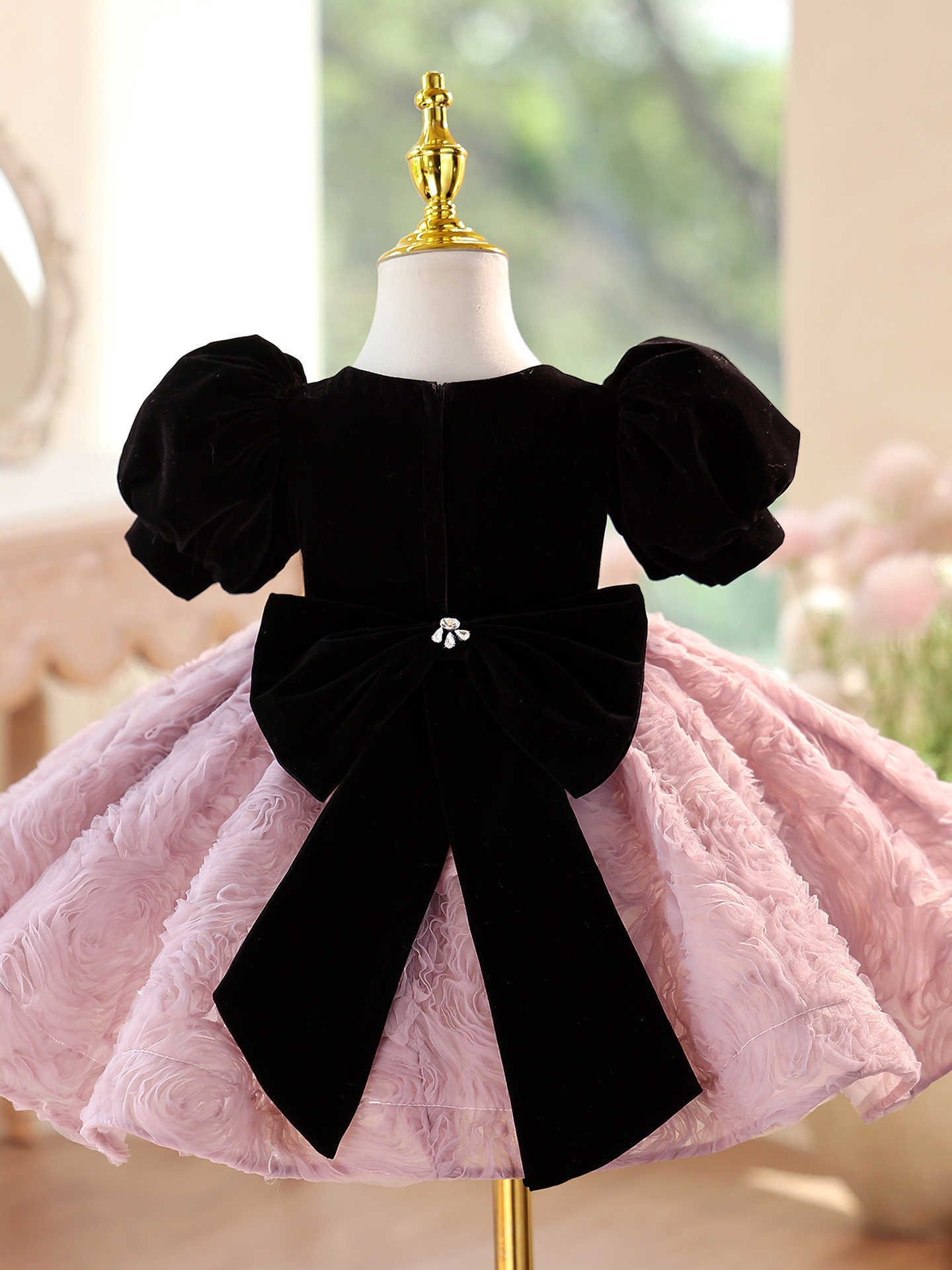 Girls' Formal Dress High Sense Piano Performance