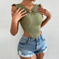 Ladies Fashion Summer Bottoming T-Shirt Tops