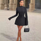 Solid Color Women's Dress High Sense
