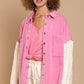 Women's Fashion Personality Splicing Jacket Tweed