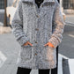 Casual Loose Cardigan Cotton-padded Jacket For Women