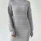 European And American Autumn And Winter Half-high Collar Knitwear Dress