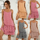 Summer New Polka Dot Sling Ruffle Dress