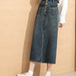 High Waist Work Clothes Denim Skirt For Women