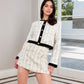 Women's Button-up Cardigan Top And Shorts Set