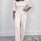Women's Comfortable Elastic Waist Jumpsuit