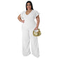 New Multi-color Lotus-leaf Women's Wide-leg Pants