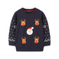 Pull pour enfant style européen et américain, imprimé élan