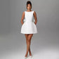 Women's Pearl Bow Fashion Slim Fit Skirt
