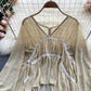 Chiffon Shirt Age Reduction Puff Sleeve Loose Wild Short Floral Doll Shirt