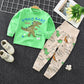 Toddler Boys And Girls Baby Autumn Clothes Long Trousers Home Service
