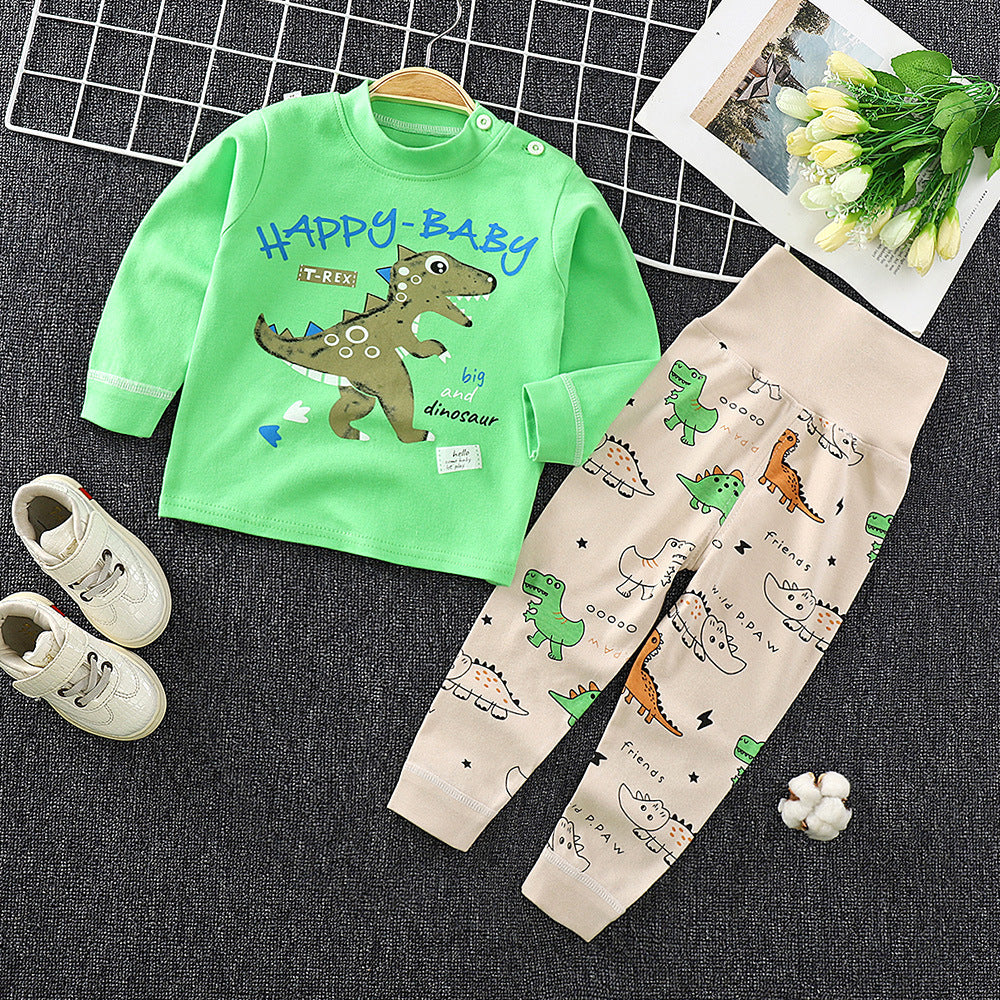 Toddler Boys And Girls Baby Autumn Clothes Long Trousers Home Service