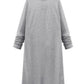 Women's Long Sleeve Cardigan Knit Trench Coat