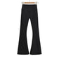 Thickened Sanded Fabric Yoga Bell-bottom Pants Women
