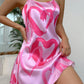 Female Simplicity Backless Satin Suspender Dress
