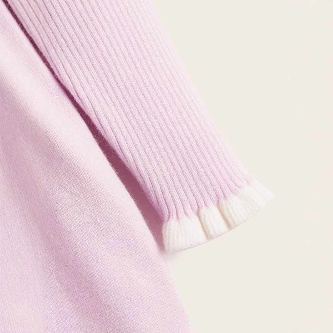 Robe pull pour fille