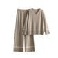 New Loose Casual Sweater Pullover Two-piece Dress Of Knitted Sweater