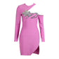 Robe à col rond tendance pour femme