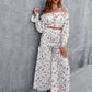 Hong Kong Style Retro Wide Leg Pants Fashion Print White Word Neck