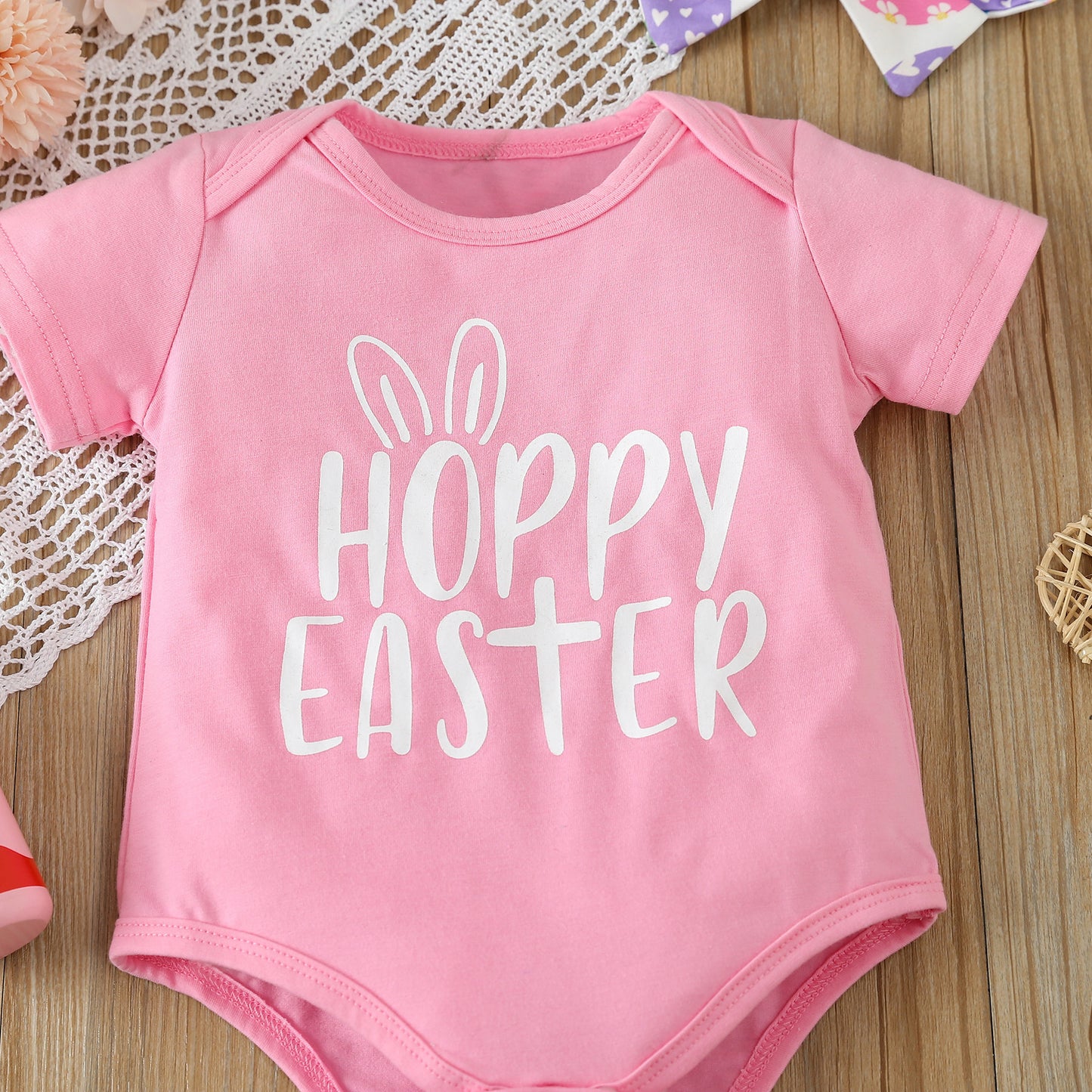 Ensemble short d'été à manches courtes pour bébé fille en PP Kazakhstan