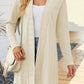 Women's Fashion Simple Solid Color Long Sleeve Loose Cardigan Coat