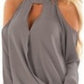 Women's Strapless Halterneck Button Long-sleeved