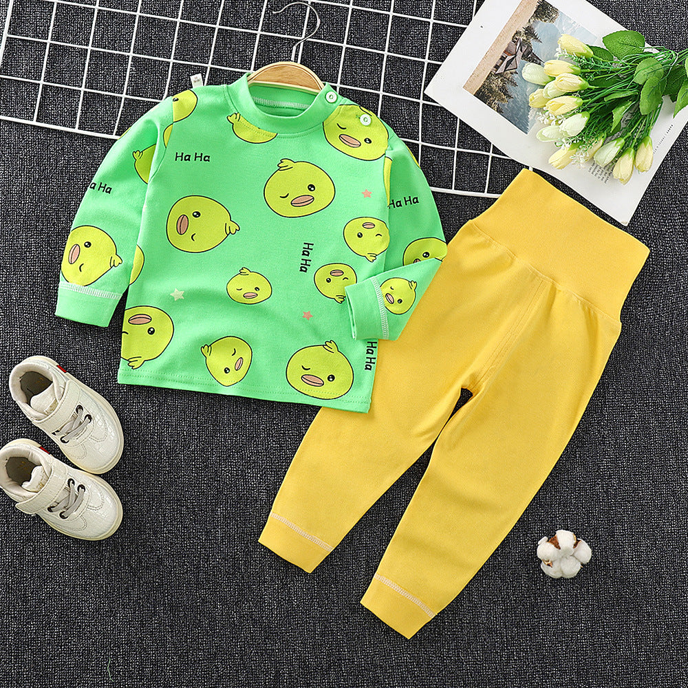 Toddler Boys And Girls Baby Autumn Clothes Long Trousers Home Service