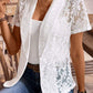 Fashion Lace Elegant Lady Short Sleeve Suit