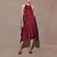 Alluring Feminine Off-shoulder Irregular Party Dress