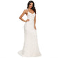 V-neck Brace Large Trailing Wedding Dress